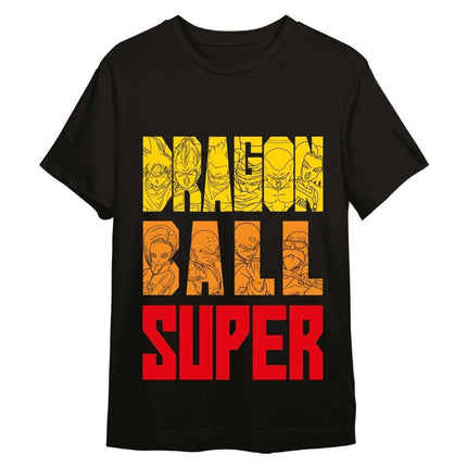 Dragon Ball Camiseta Letters Negro Talla L