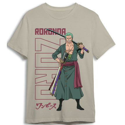 One Piece Camiseta Roronoa Zoro Sand Talla M