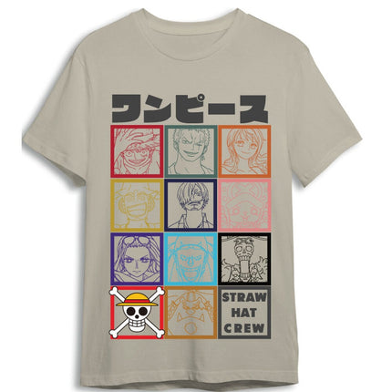 One Piece Camiseta Straw Hat Crew Sand Talla XL