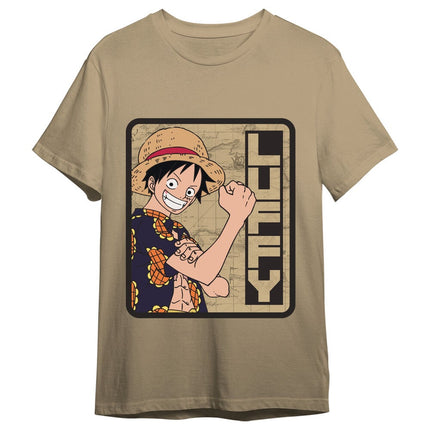 One Piece Camiseta Monkey D. Luffy Sand Talla M