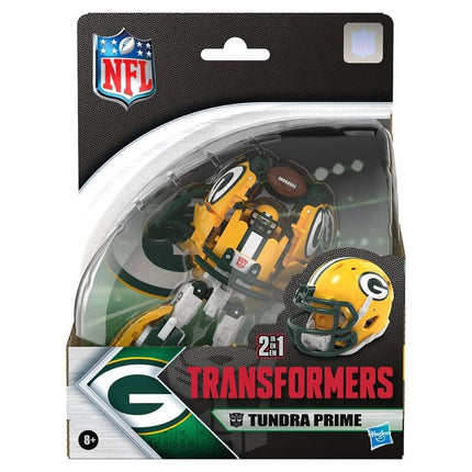 Transformers x NFL Figura Green Bay Packers: Tundra Prime 14 cm