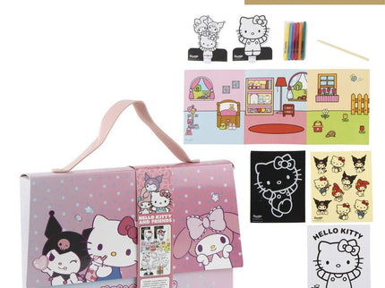 Bolso set coloreable Hello Kitty and Friends