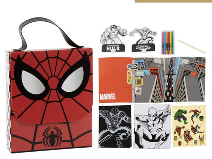 Mochila set coloreable Spiderman Marvel