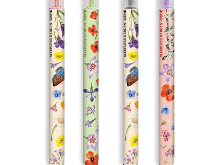 Set 4 boligrafos Sleepless Garden
