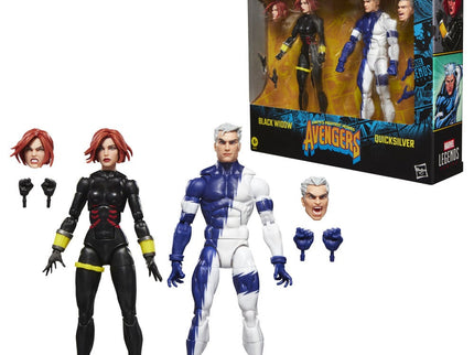Avengers Marvel Legends Pack de 2 Figuras Black Widow & Quicksilver 15 cm