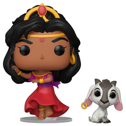 El jorobado de Notre Dame Figura POP! Vinyl Esmeralda & Djali 9 cm