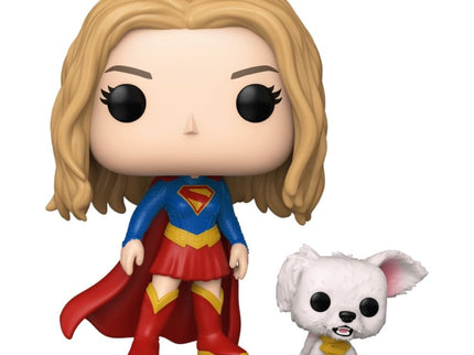 Supergirl (2026) Figura POP! Heroes Vinyl Supergirl with Puppy Krypto 9 cm