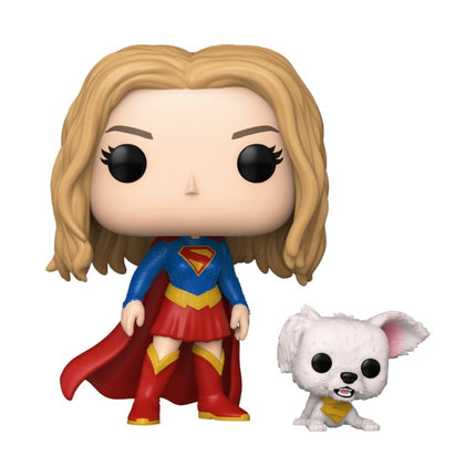 Supergirl (2026) Figura POP! Heroes Vinyl Supergirl with Puppy Krypto 9 cm