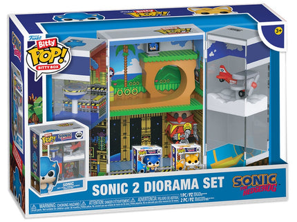 Sonic 2 Bitty POP! Boxes Vinyl Figura Diorama Set