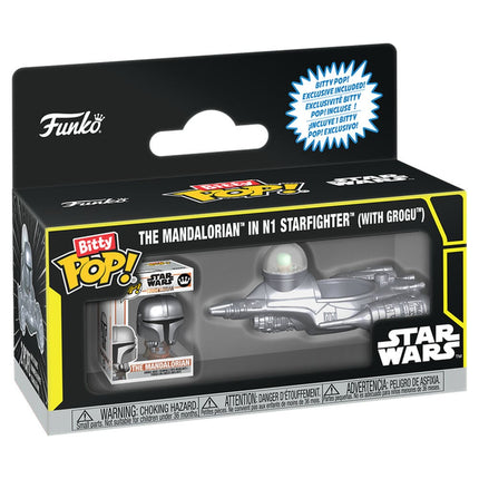 Star Wars Bitty POP! Ride Vinyl Figura N1 w/Mando 2,5 cm