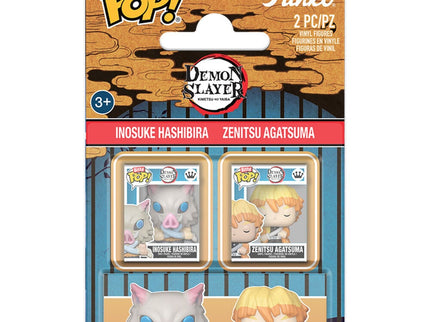 Demon Slayer: Kimetsu no Yaiba Bitty POP! Vinyl Figuras Inosuke & Zenitsu 2 cm
