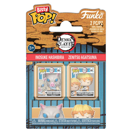Demon Slayer: Kimetsu no Yaiba Bitty POP! Vinyl Figuras Inosuke & Zenitsu 2 cm