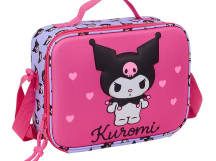 Bolsa portameriendas 3D Kuromi Hello Kitty termica
