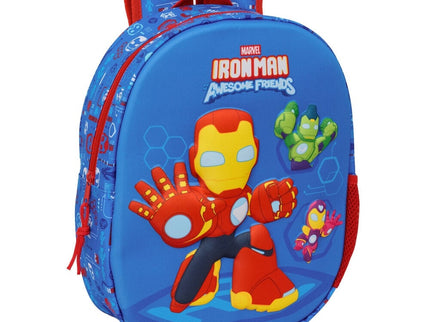 Mochila 3D Iron Man Marvel 33cm