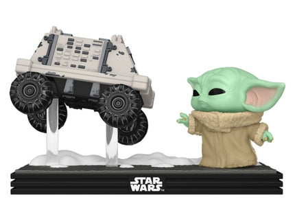 Star Wars: The Mandalorian and Grogu POP! Moment Vinyl Figuras Grogu with Polar Mouse Droid 9 cm