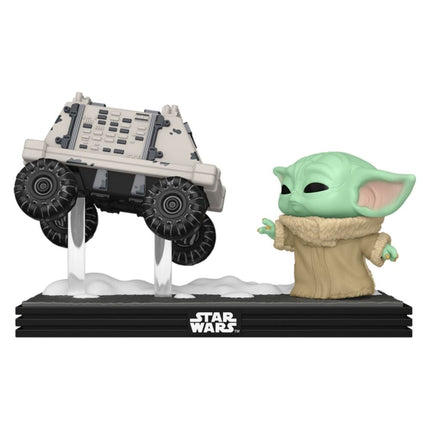 Star Wars: The Mandalorian and Grogu POP! Moment Vinyl Figuras Grogu with Polar Mouse Droid 9 cm