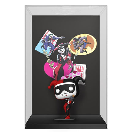 DC Comics POP! Comic Covers Vinyl Figura Harley Quinn 9 cm