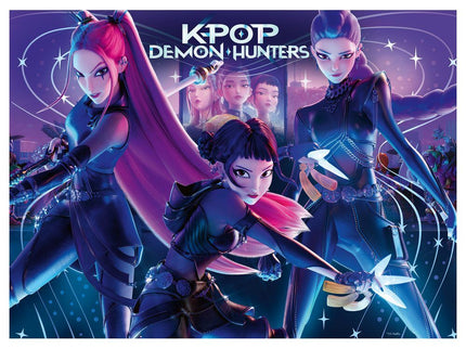 Puzzle Rumi, Mira & Zoey KPop Demon Hunters XXL 300pzs