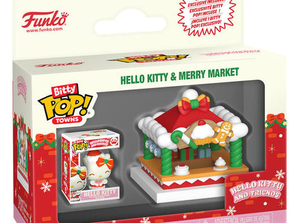 Hello Kitty Bitty POP! Towns Vinyl Figura Holiday- Merry Market