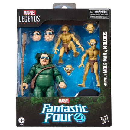 Fantastic Four Marvel Legends Pack de 3 Figuras Marvel's Mole Man & Moloids 15 cm