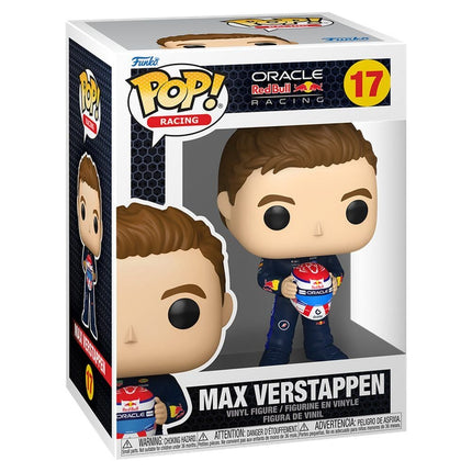 Fórmula 1 Figura POP! Racing Vinyl Verstappen (Holding Helmet) 9 cm
