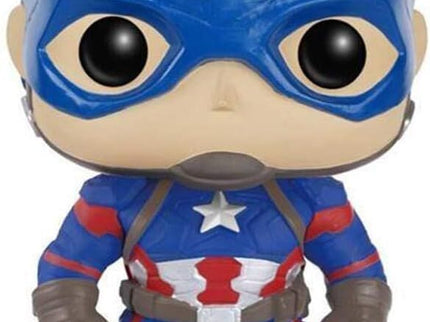 Captain America Civil War POP! Vinyl Cabezón Captain America 10 cm