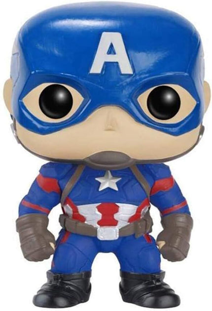 Captain America Civil War POP! Vinyl Cabezón Captain America 10 cm