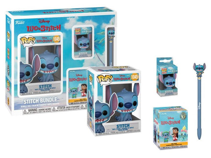 Lilo & Stitch Pack de 4 Figuras POP! Vinyl Stitch Black Friday Bundle 9 cm