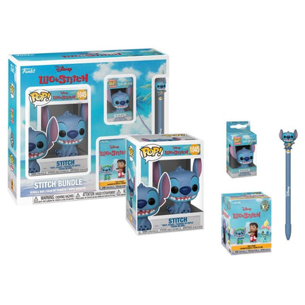 Lilo & Stitch Pack de 4 Figuras POP! Vinyl Stitch Black Friday Bundle 9 cm