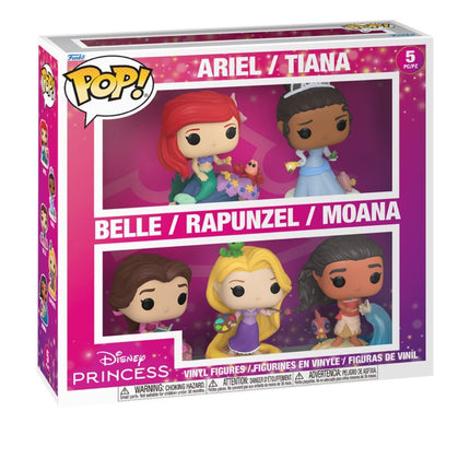 Disney Pack de 5 Figuras POP! Vinyl Black Friday Disney Princess 9 cm