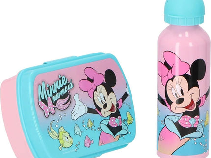 Sandwichera + Cantimplora aluminio Minnie Disney 500ml
