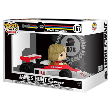 Figura POP Rides Super Deluxe Racing James Hunt with McLaren M23D