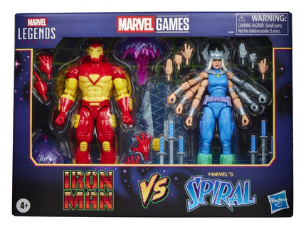 Marvel Games Marvel Legends Pack de 2 Figuras Iron Man & Marvel's Spiral 15 cm
