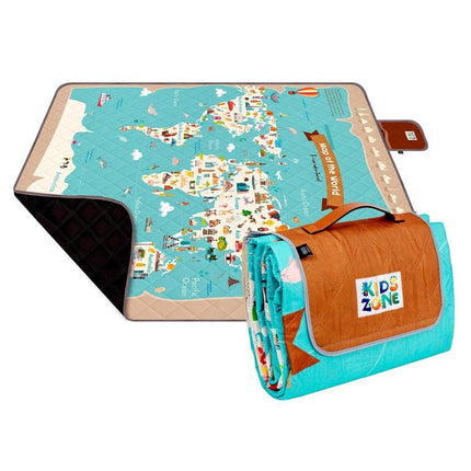 Manta picnic Mundo 200x200cm