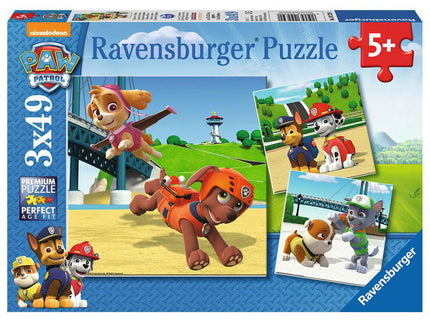 Puzzles Patrulla Canina Paw Patrol 3x49pz