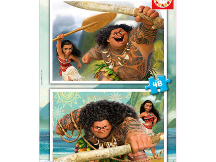 Puzzle Vaiana Moana Disney 2x48pzs