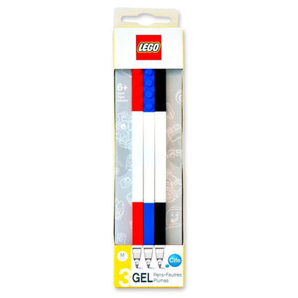 Set 3 boligrafos gel Lego