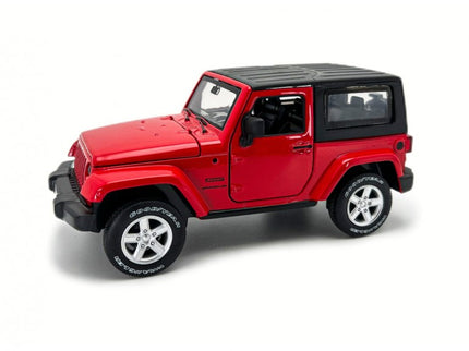 JEEP WRANGLER 1:32 PULLBACK ROJO D00374