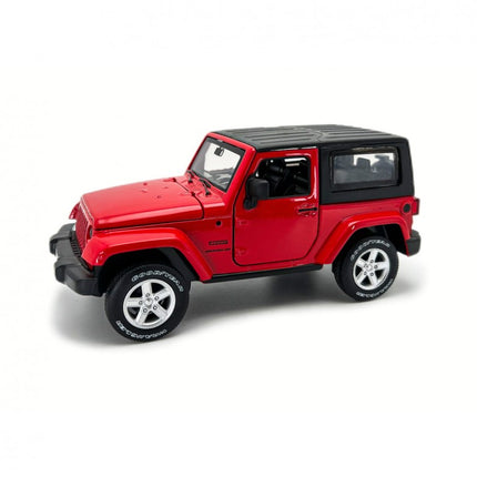 JEEP WRANGLER 1:32 PULLBACK ROJO D00374