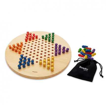 JUEGO DAMAS CHINAS MADERA FSC D00496