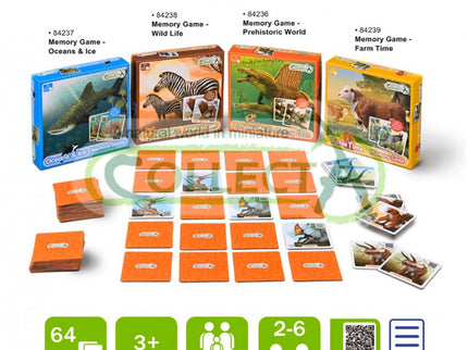 JUEGO DE MEMORIA - MUNDO PREHISTÓRICO - 84236 - COLLECTA