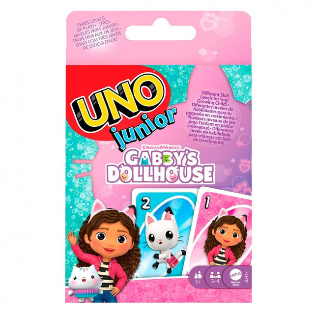 JUEGO UNO JUNIOR LA CASA DE GABBY JLH17 MATTEL GAMES