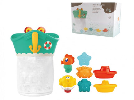 JUGUETERO DE BAÑO CON ACCESORIOS TACHAN