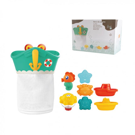 JUGUETERO DE BAÑO CON ACCESORIOS TACHAN