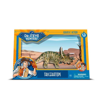 JURASSIC ACTION TRICERATOPS MEDIUM CL1519K GEOWORLD