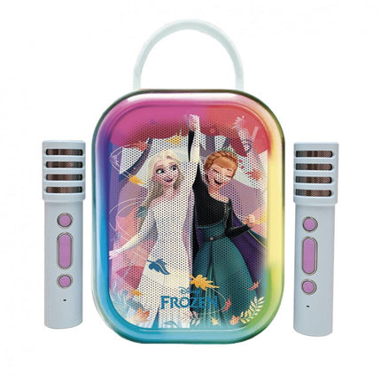 Karaoke con 2 microfonos Frozen Disney