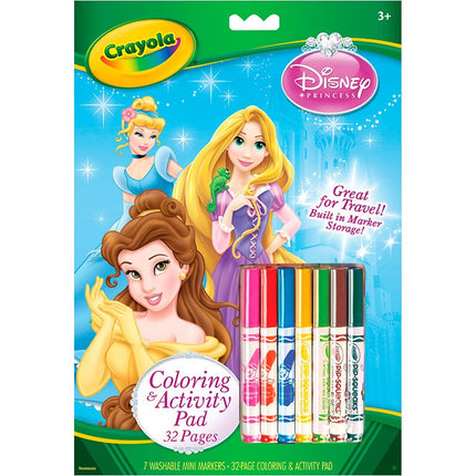 LIBRO ACTIVIDADES Y COLOREAR PRINCESAS DISNEY 5807 CRAYOLA
