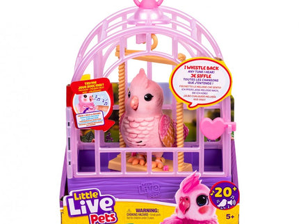 LITTLE LIVE PETS PÁJARO PARLANCHIN ROSA 26692 MOOSE