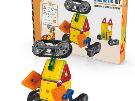 MAGNETIC KIT OBRA ROBOTS 51 PIEZAS TACHAN