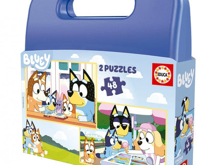MALETA 2X48 BLUEY 19831 EDUCA